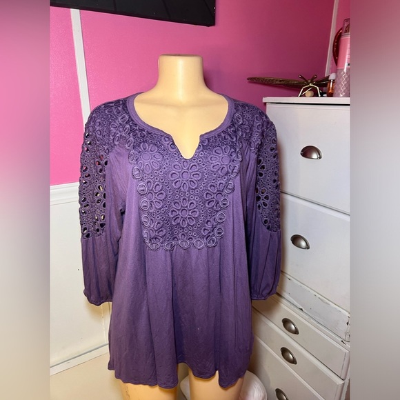 Purple Women's Top - Picture 1 of 8